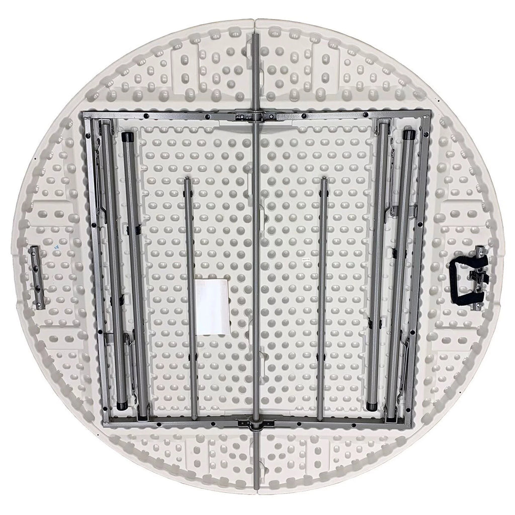 White Round Folding Banquet Table A35795