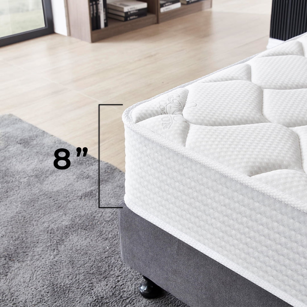 Full Size 8-Inch Memory Foam & Spring Hybrid Mattress L982
