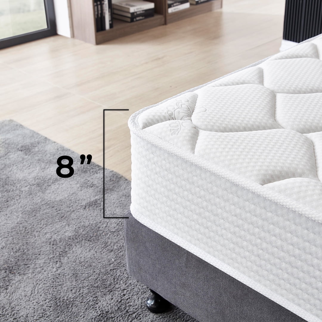 Full Size 8-Inch Memory Foam & Spring Hybrid Mattress L982