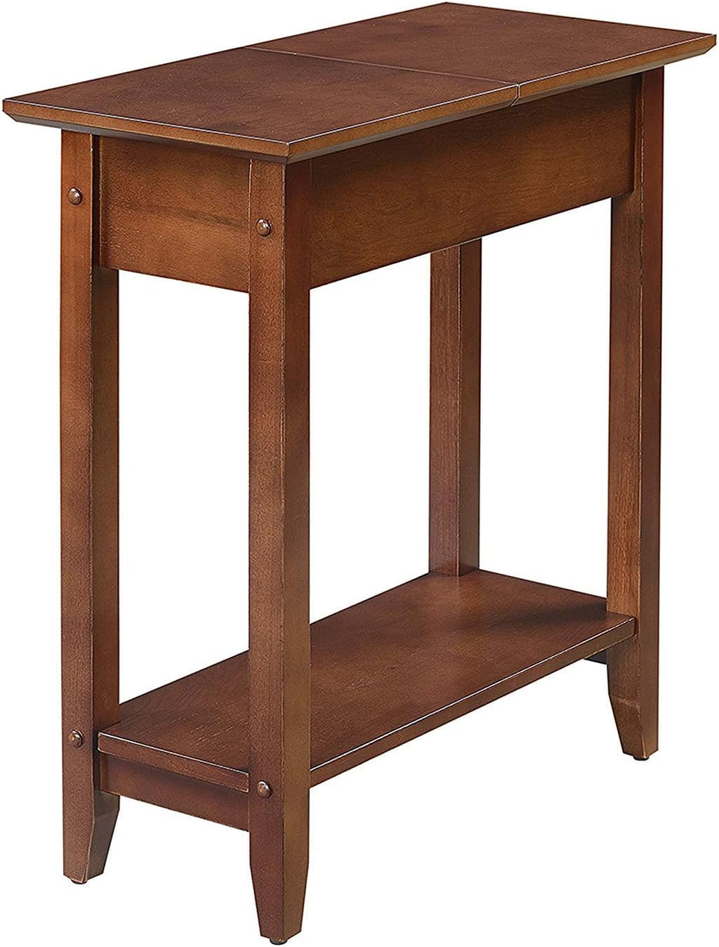 Dark Walnut Flip Top End Table A323292
