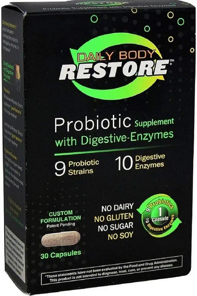 Probiotic Supplement with Digestive Enzymes 30 Capsules B1413