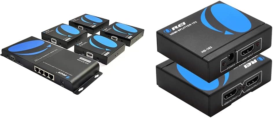 1x8 HDMI Extender Splitter Over Single Cable CAT5e/6/7 Full HD with IR Remote M225