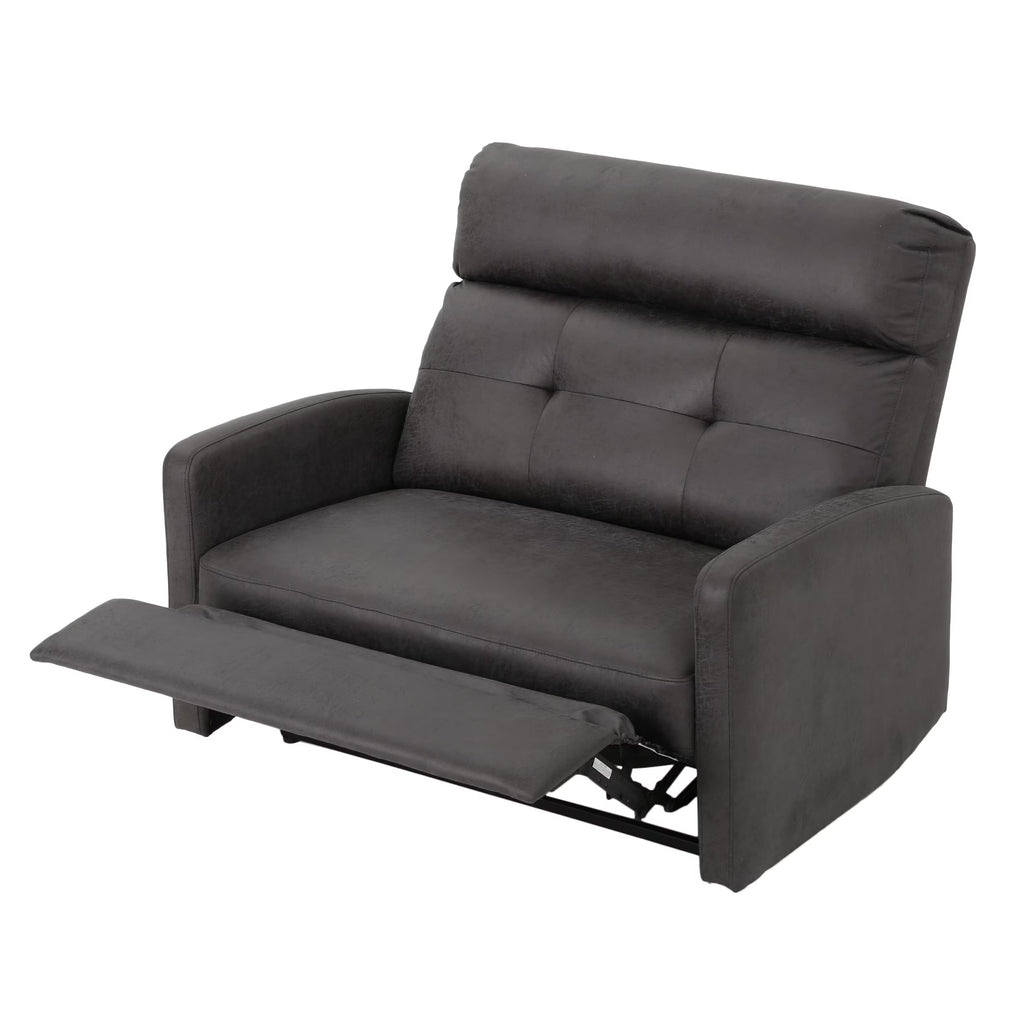Oversize Microfiber 2 Seater Recliner X396776