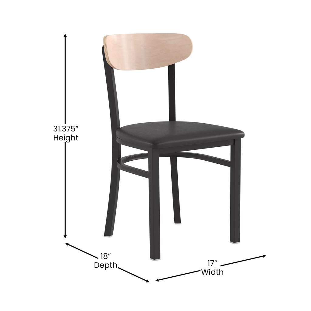 Metal Wood Restaurant Chair M69179