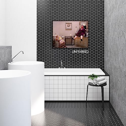 Black White Bathroom Canvas Wall Art Prints 12x16in Unframed J4599