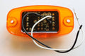 6 Amber LED Side Marker Clearance Lights with Chrome Bezel G42745