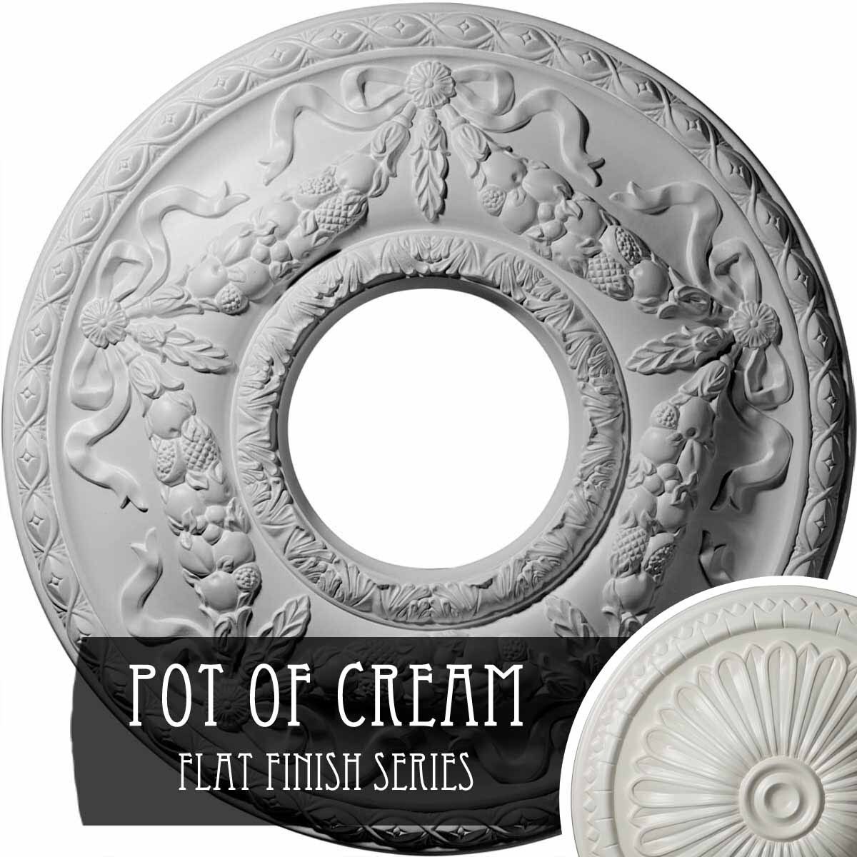 22 1/8x22OD x 7 1/4x22ID x 1 3/4x22P Ceiling Medallion T7547