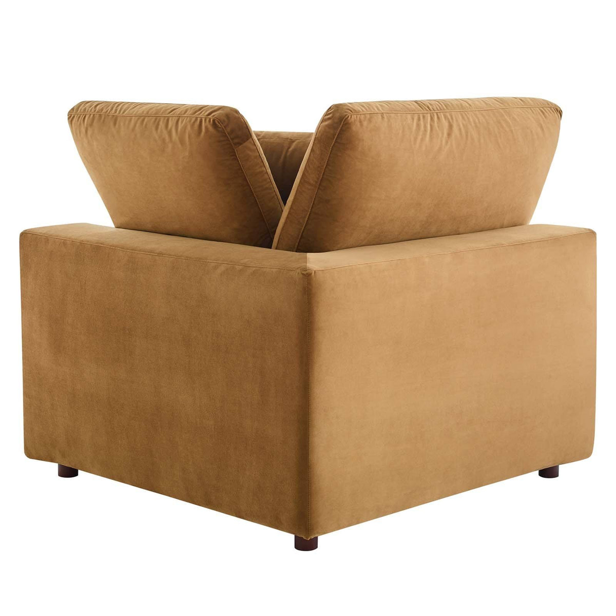 Green Performance Velvet Corner Chair T412