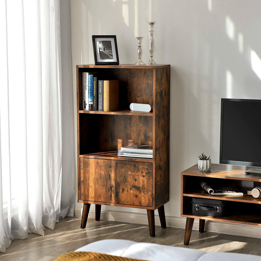 2-Tier Bookcase with Doors K23262