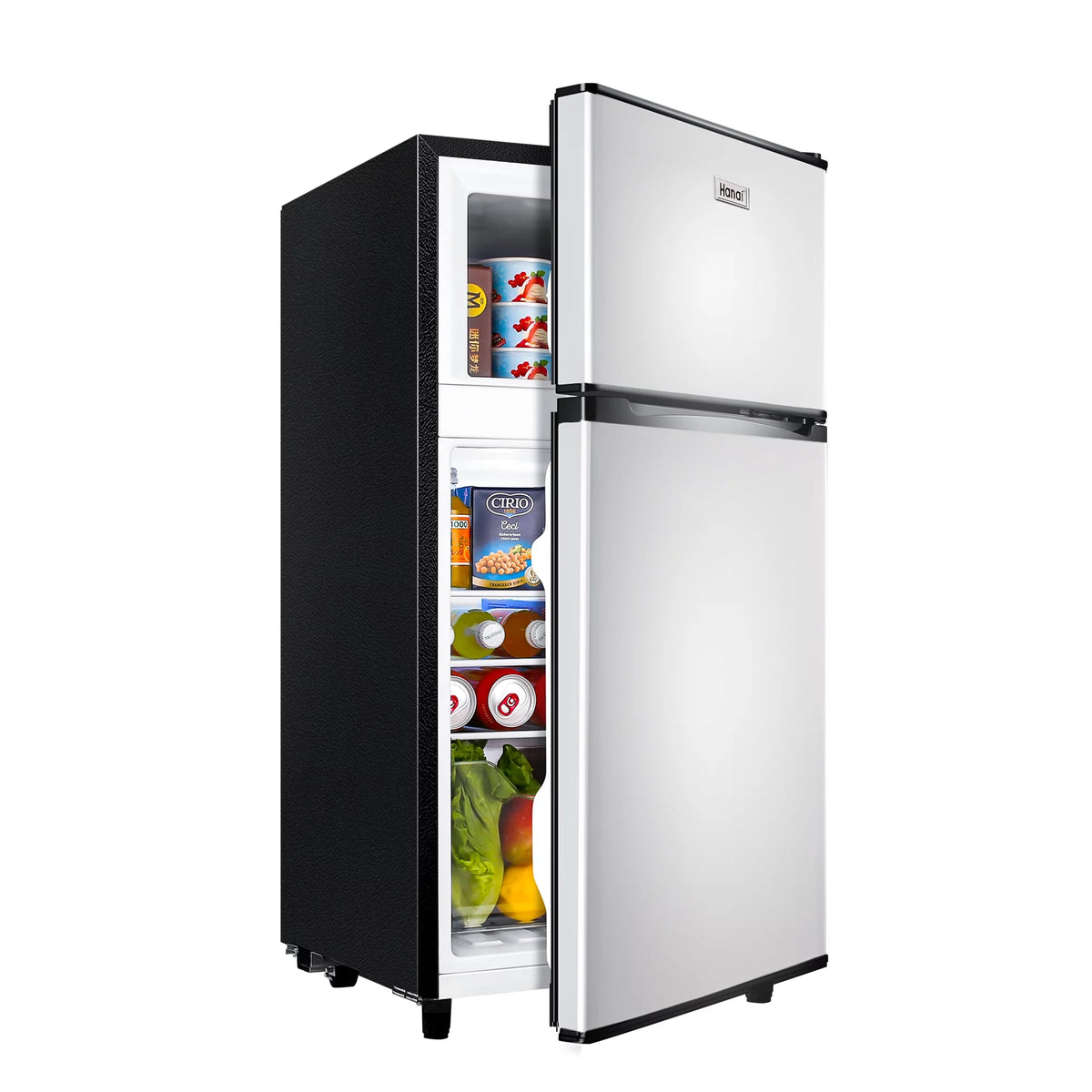 3.5 Cu ft Two Door Mini Fridge with Freezer X5980