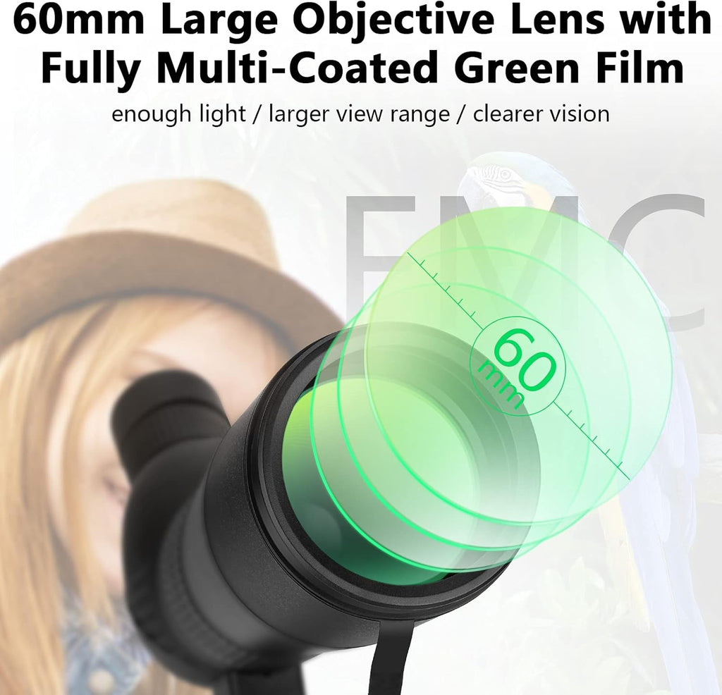 20-60x60mm Zoom Fogproof Spotting Scope with Tripod L995731