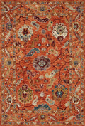 Orange Multi 8'6 x 12' Rug R543