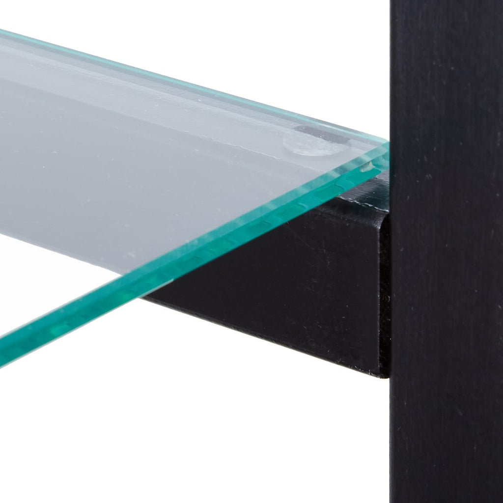 Black Glass Curio Cabinet Y671700