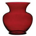 Ruby Red Glass Vase Set of 2 A158781