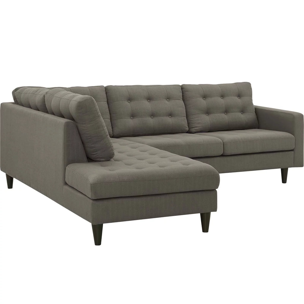Grey Fabric Sectional Sofa C1497