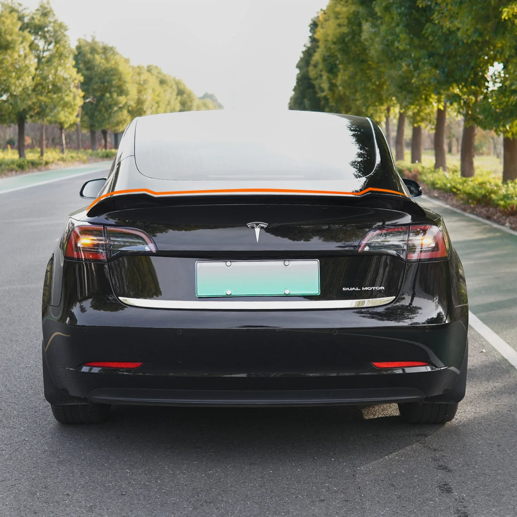 Glossy Black Rear Spoiler for Tesla Model 3 U901