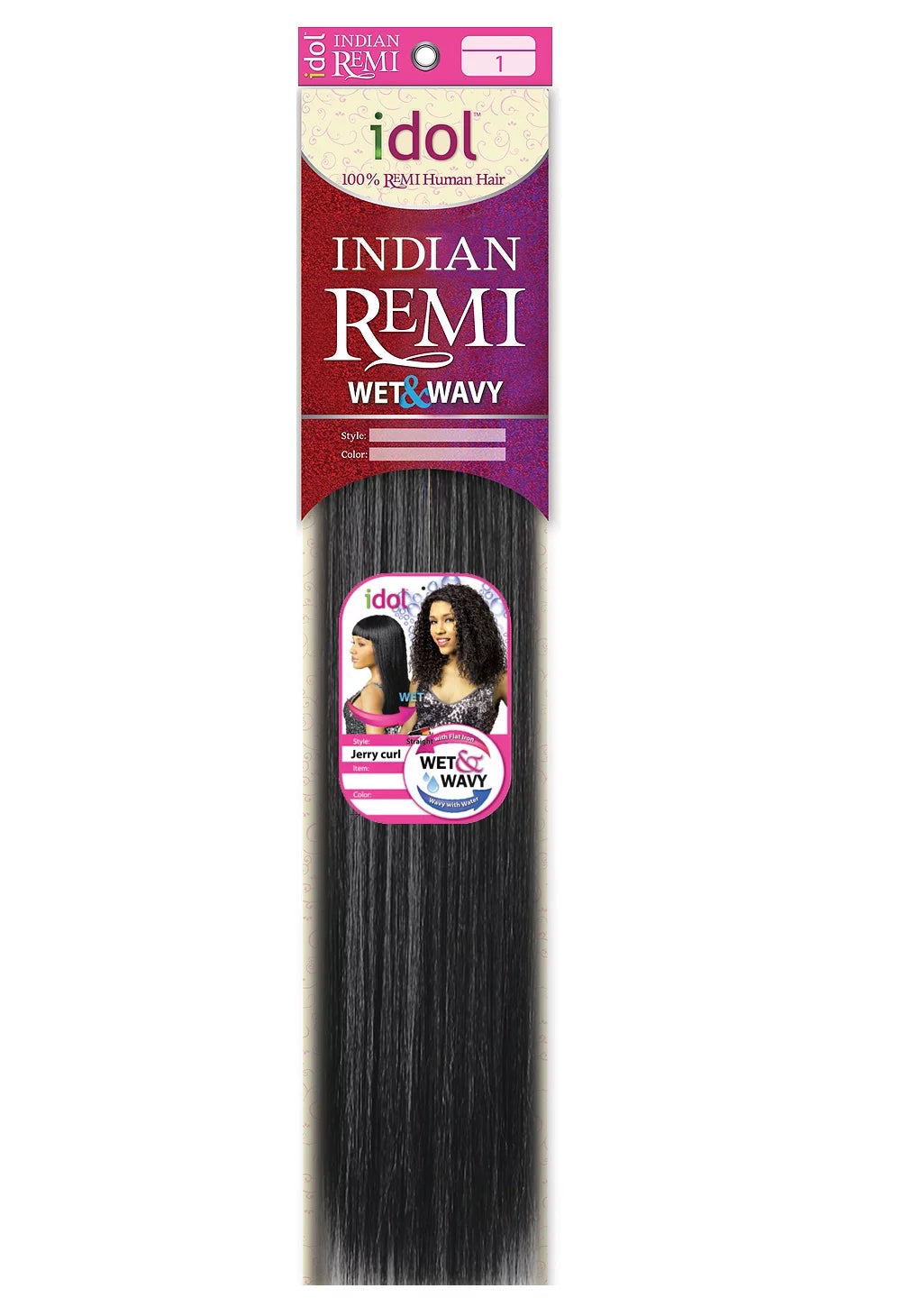 Indian Remi Wet&wavy (jerry Curl) 10s - Color F4/27 X9788