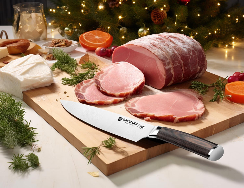 4 Pcs German Stainless Steel Kitchen Knife Set with Kitchen Shears G393647