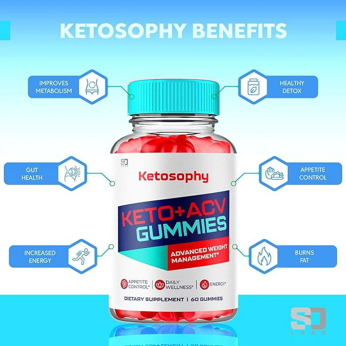 ACV Keto Gummies (60 Gummies) S67387
