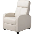 High-Density Faux Leather Push Back Recliner Chair L496510