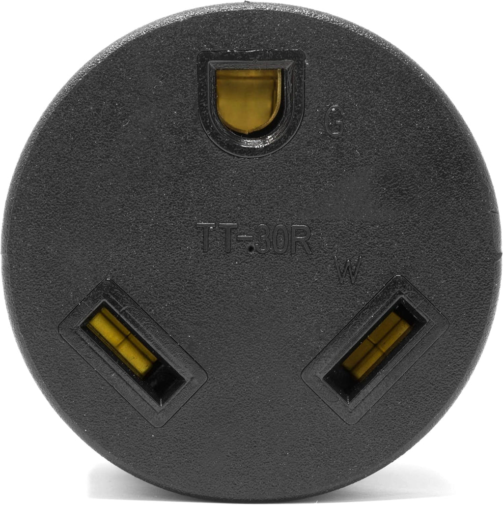 Black 30-Amp Generator to RV Adapter E232999
