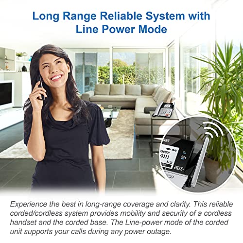 2-Line Corded/Cordless Phone with Answering Machine X388944
