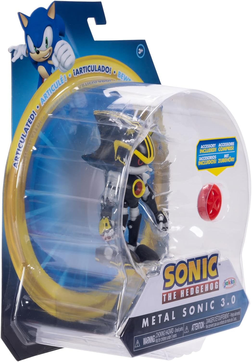 4-inch Metal Sonic Action Figure with Red Star Accessory O735