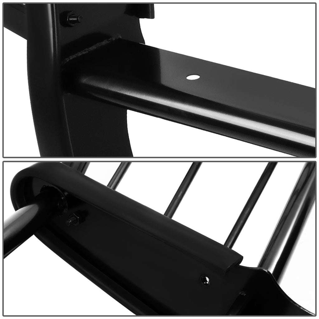 Front Bumper Protector Brush Grille Guard (Black) J180126