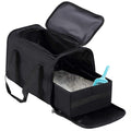 Black 2In 1 Foldable Cat Litter Box A8071
