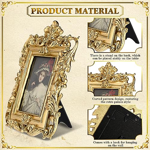 Black Gothic Vintage Picture Frames Set of 4 U672