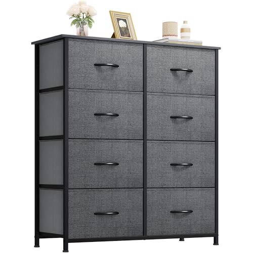 8 Drawer Dresser with Fabric Bins F57733
