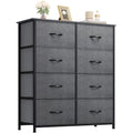 8 Drawer Dresser with Fabric Bins F57733