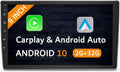9 inch Double Din Car Stereo with Wireless Carplay Android Auto Backup Camera Touchscreen Q8913