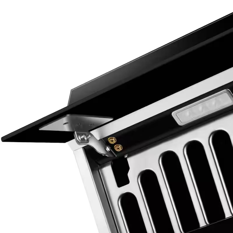 30 in. 850 CFM Under Cabinet or Wall Mount Range Hood with Push Button in Onyx Black M963