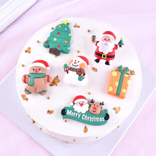 12pcs Christmas Cake Topper N31636