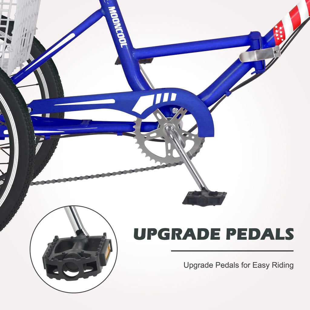 20 Inch 7-Speed Folding Tricycle O821