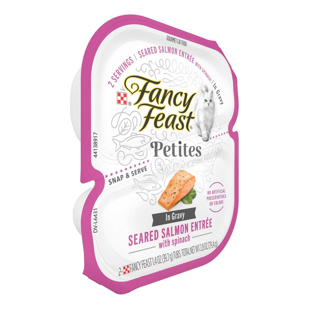 Seared Salmon with Spinach Gravy Wet Cat Food E405