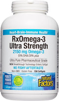 Ultra Strength Omega-3 Fish Oil 2,150 mg 150 Softgels U282