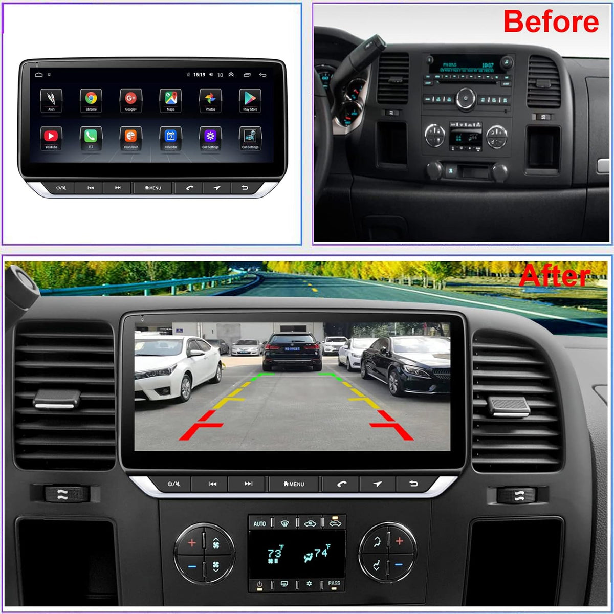 10.1inch 4GB+64GB Wireless Carplay Android Radio Headunit Navigation S419854