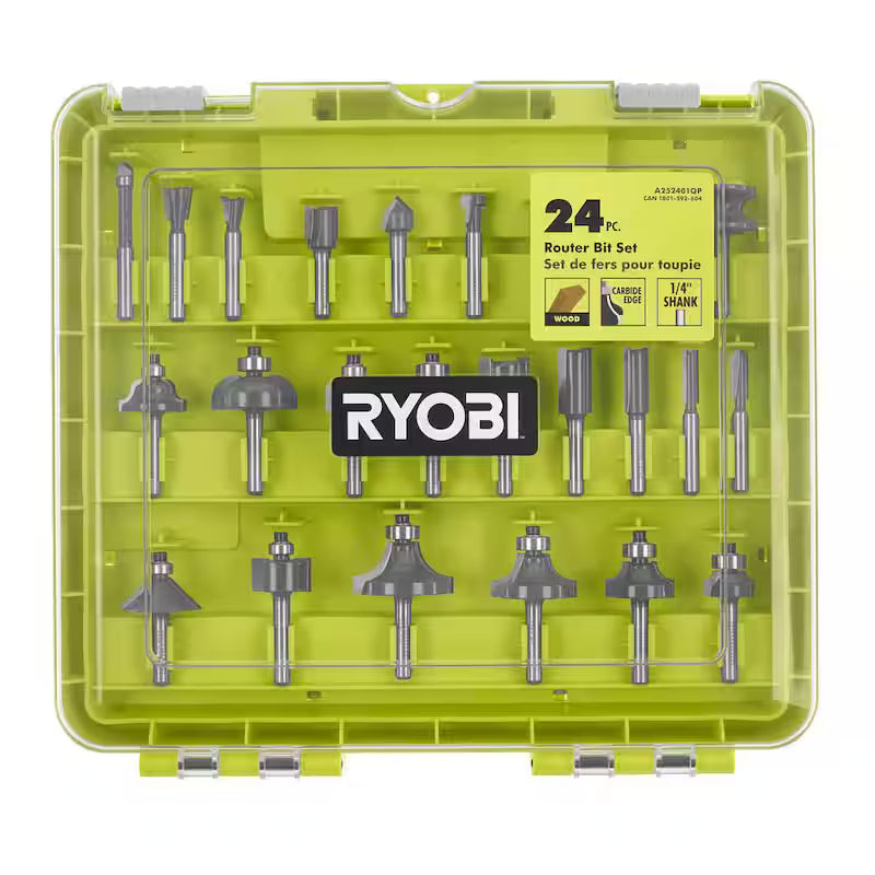 24-Piece Router Bit Set L128048