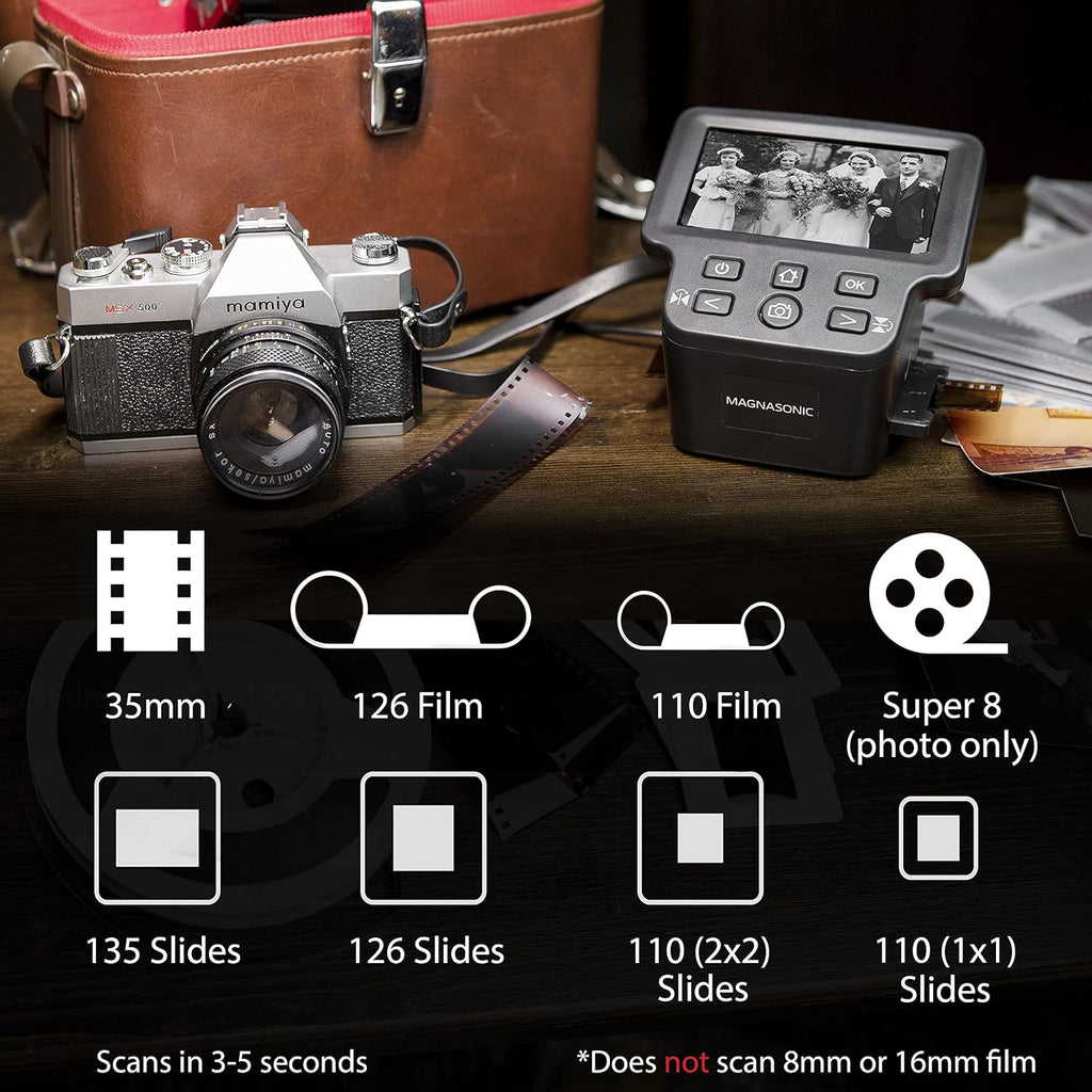 22MP Film Scanner with 5 Display & HDMI R3041