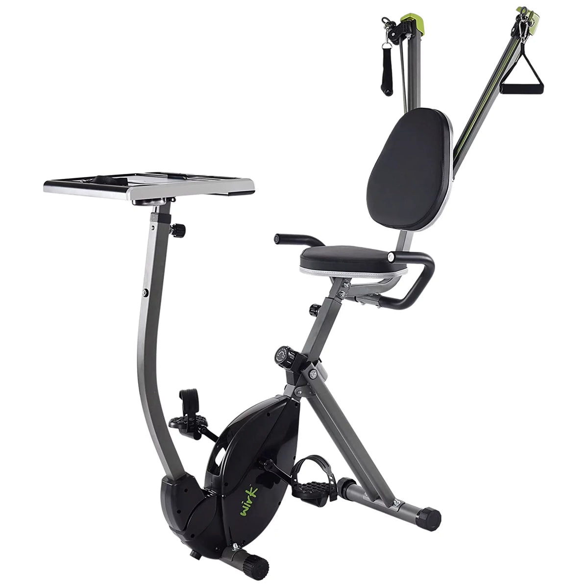 Upright Exercise Bike Workstation and Standing Desk R478026