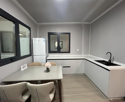 20x20ft Steel Expandable Tiny House with Restroom and Kitchen C54721
