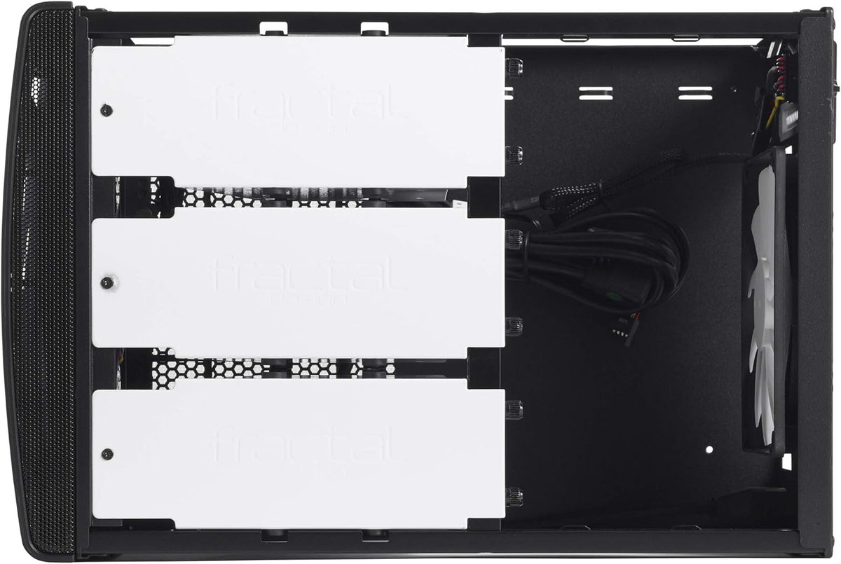 Black Mini ITX Computer Case with 120mm Fans S116632