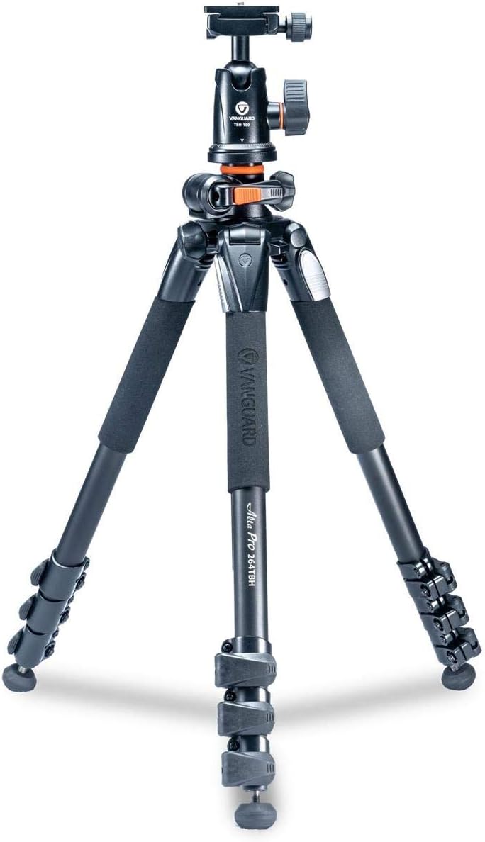 4K Mirrorless Camera with 12-60mm Lens, Vanguard Tripod Kit O383264