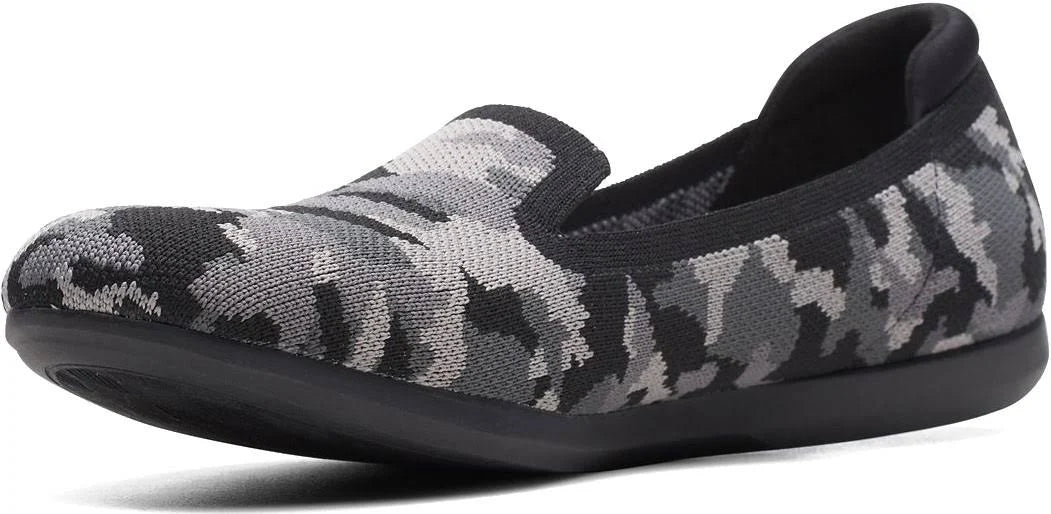 Black Camo Knit Shoes K694