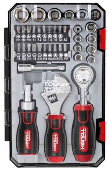 38 Piece Stubby Wrench and Socket Set J18799