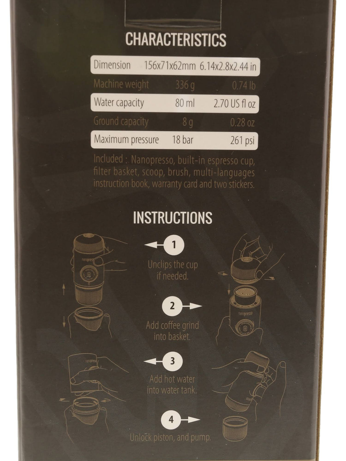 Portable Espresso Maker E993