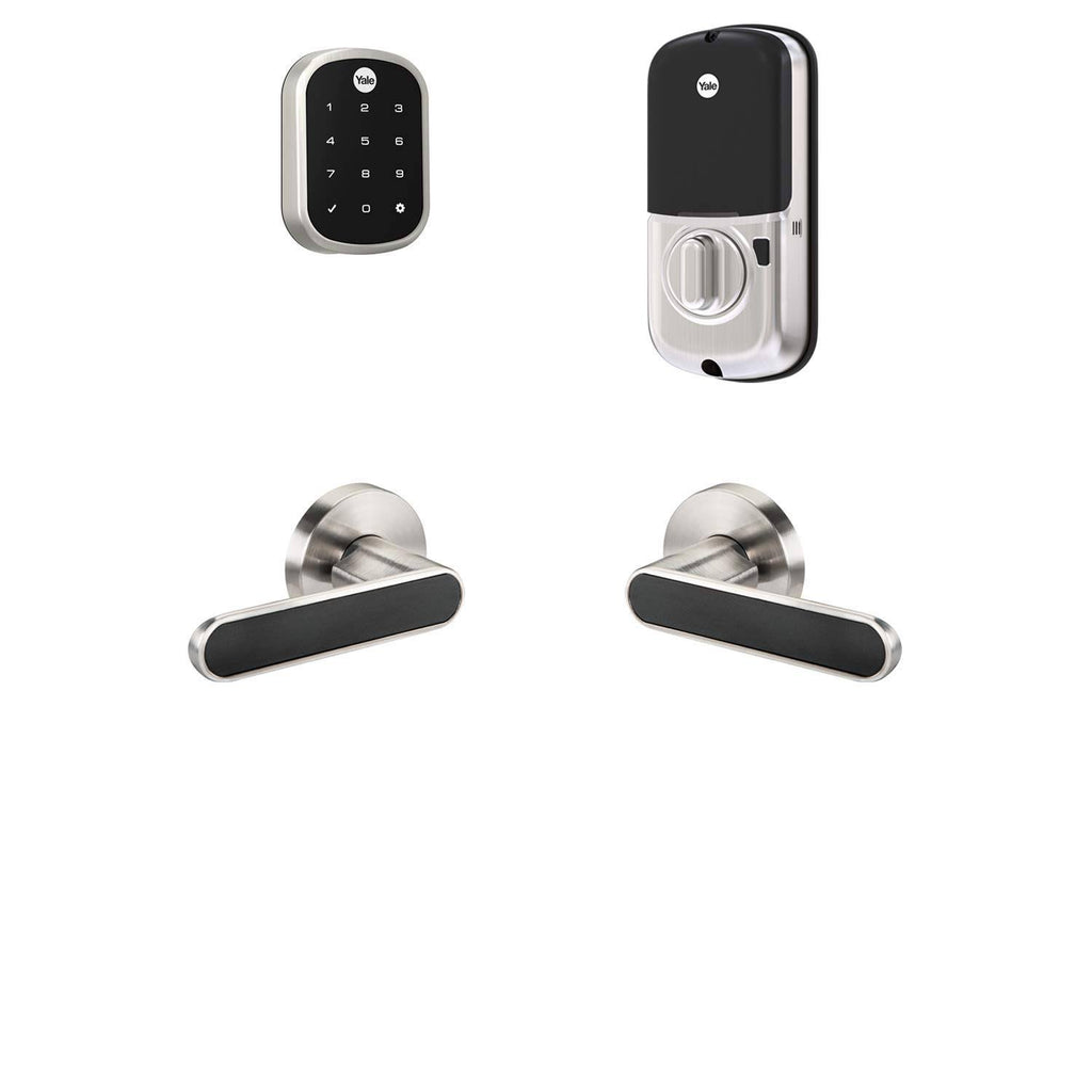 Z-Wave Plus Touchscreen Deadbolt with Passage Levers Z325644