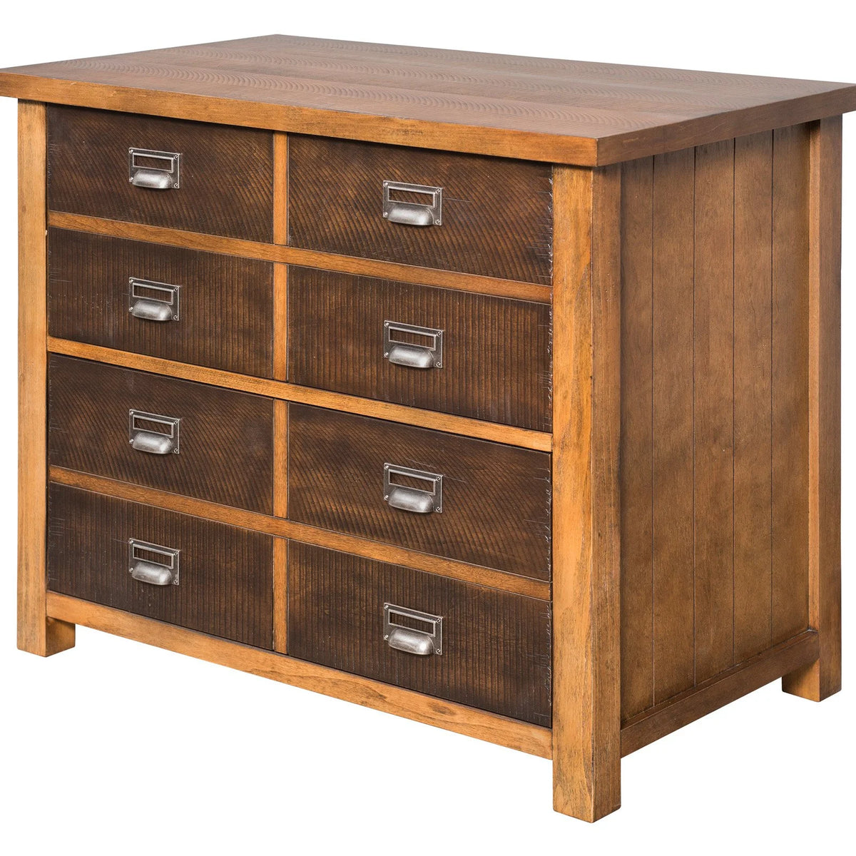 Wood Lateral File With Legal/Letter File Drawer Brown J911429